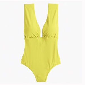 JCrew Plunge V-Neck One-Piece Swimsuit Tank G9417